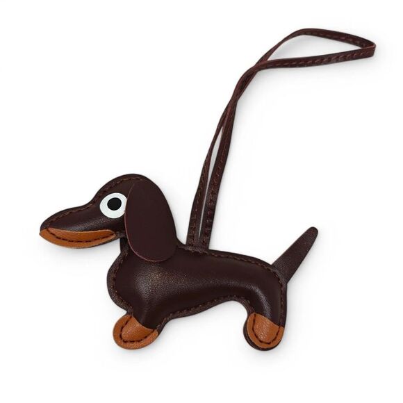 Anthropologie Accessories - Stylish Black and Tan Dog Key Holder S1062